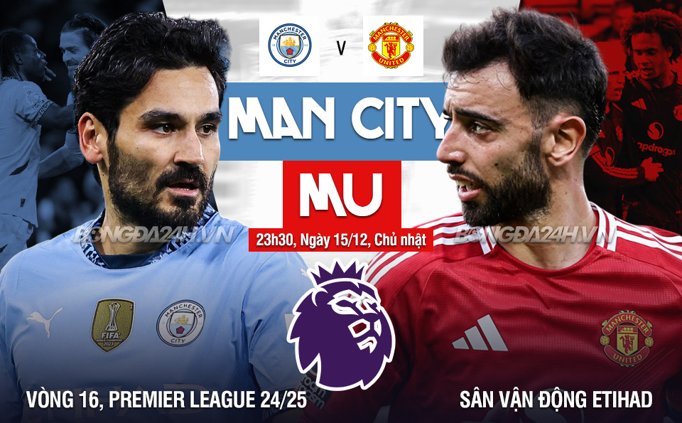 Nhận định Man City vs MU (23h30 ngày 15/12): Cơ hội cho Quỷ đỏ